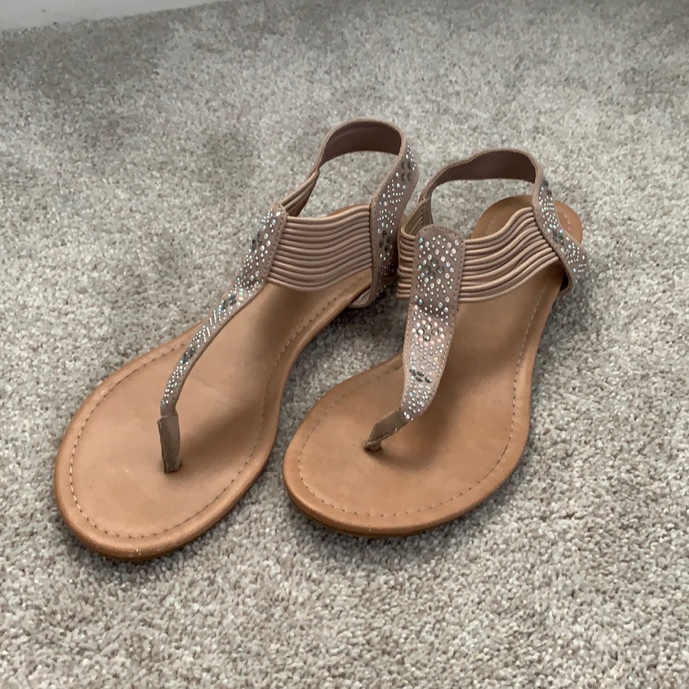 Madden Girl Rhinestone Sandals